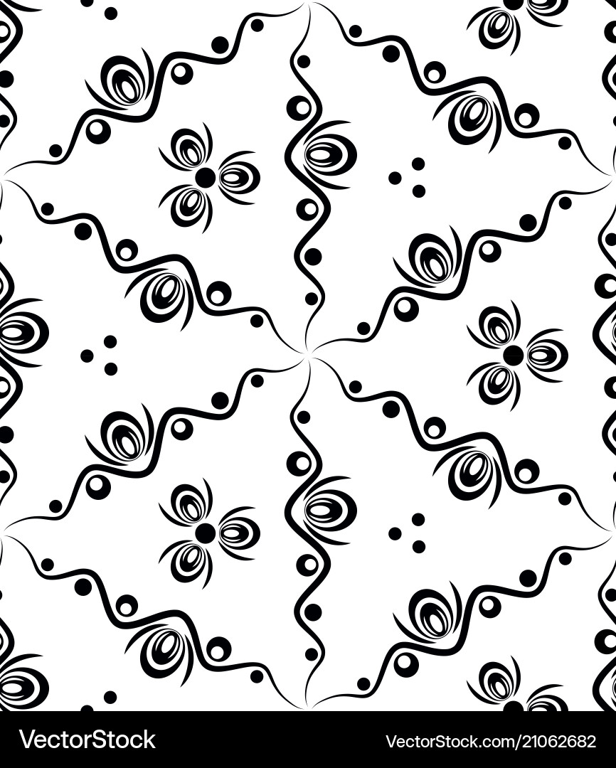 Abstract seamless pattern with waves and circles Abstract seamless pattern with waves and circles vector image