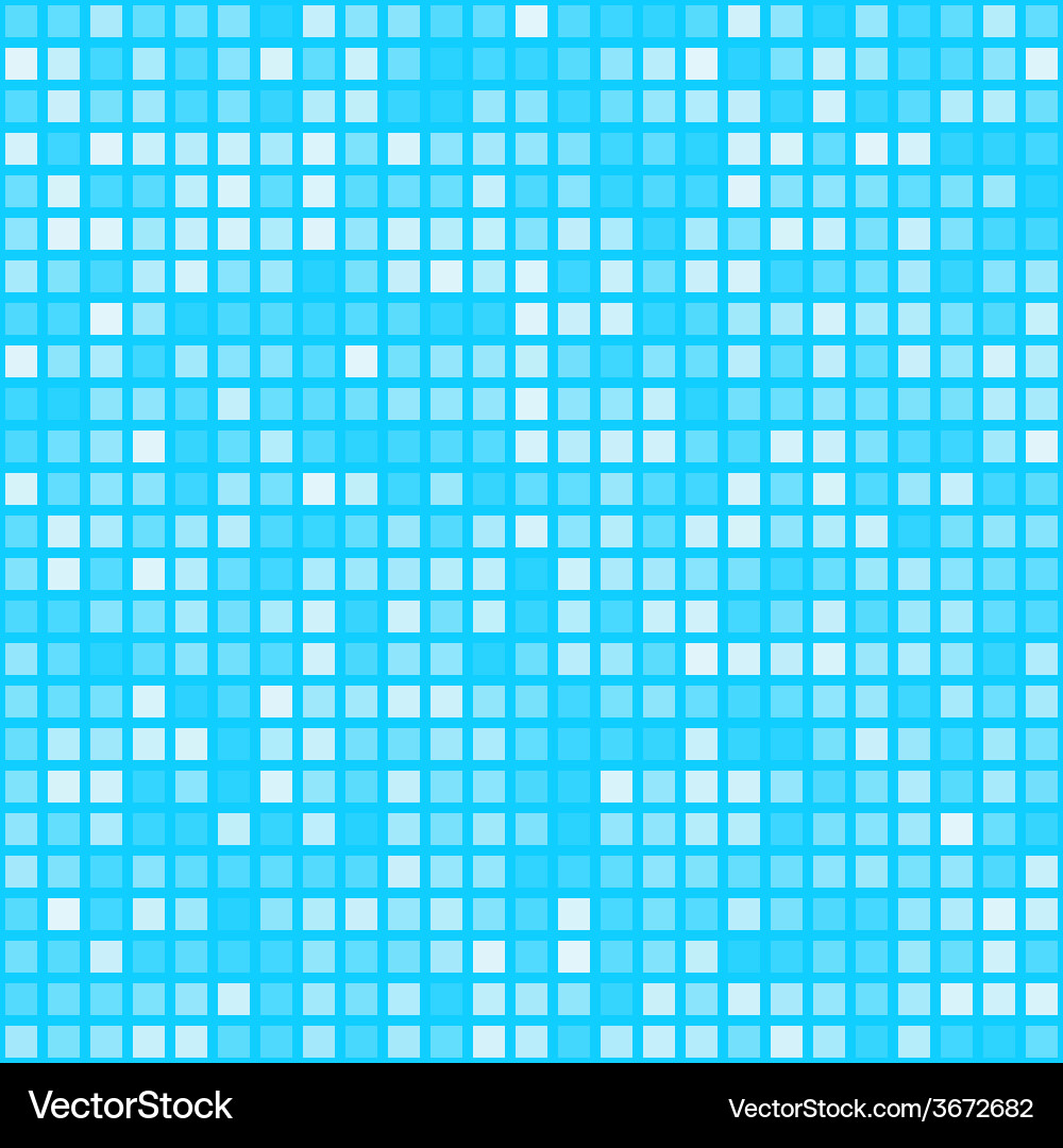 Blue Dotted Square Pattern Vector Image