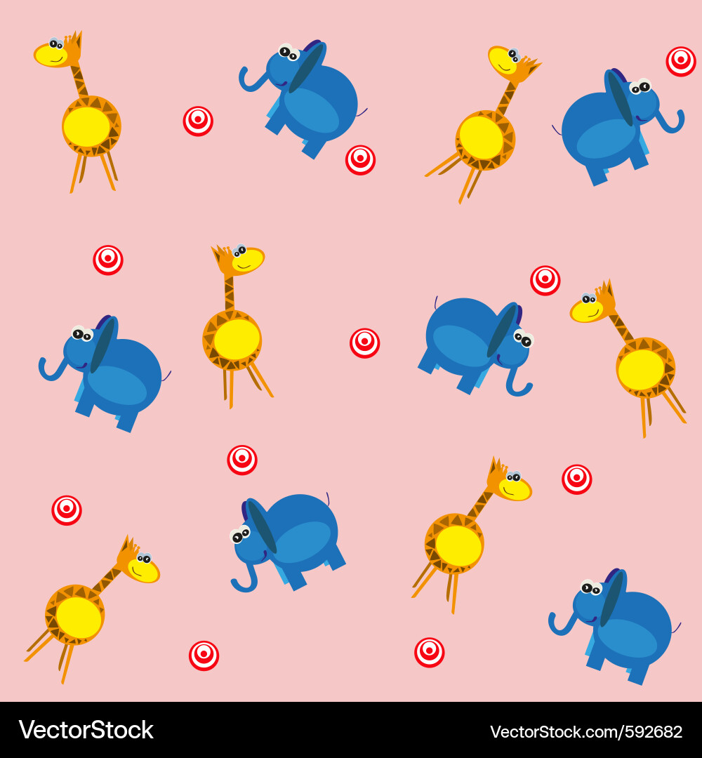 Colorful Animal Print vector image