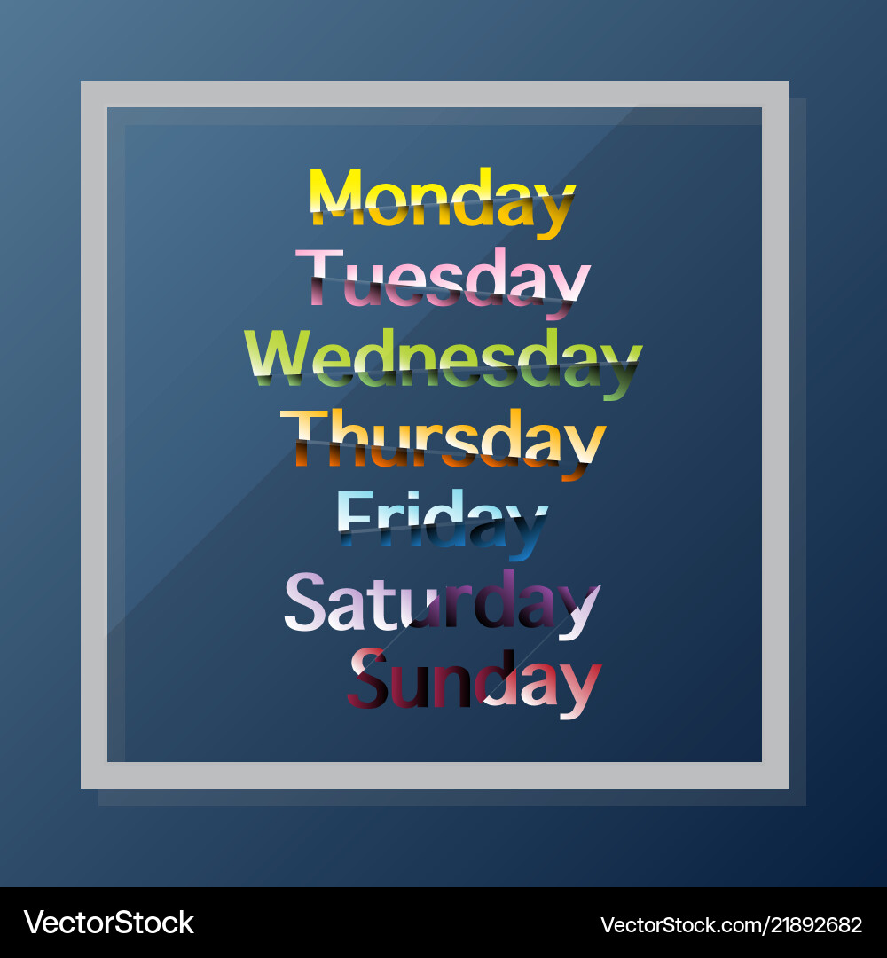 Everyday sliced text useful element Vector Image