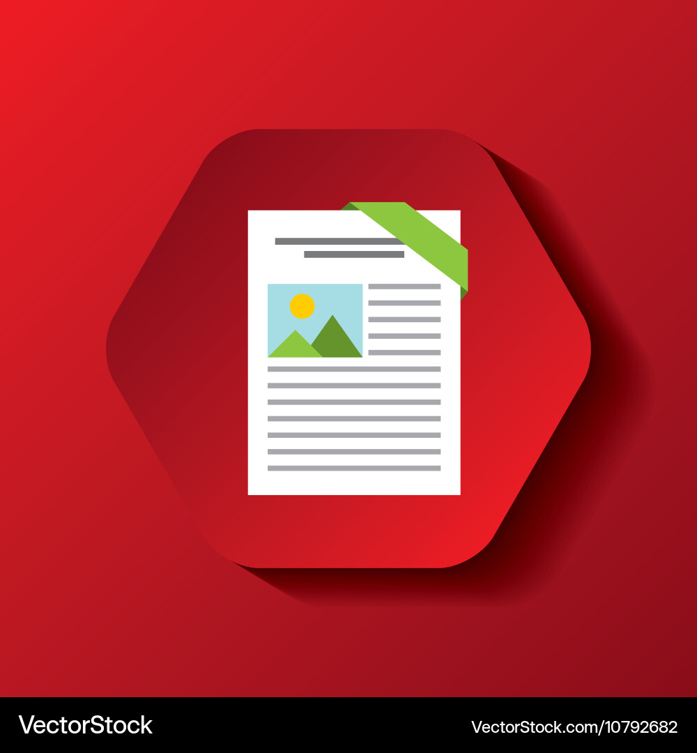 File format button icon vector image