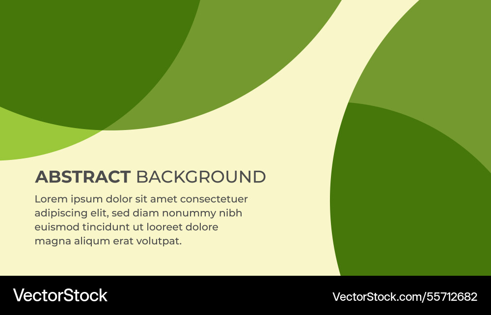 Green colored circle patterns in this background Vector Image