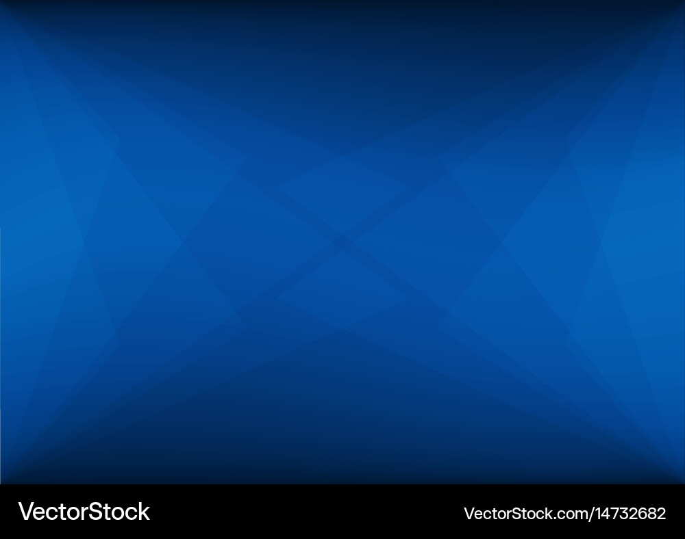 Intersecting Blue Triangle Background vector image