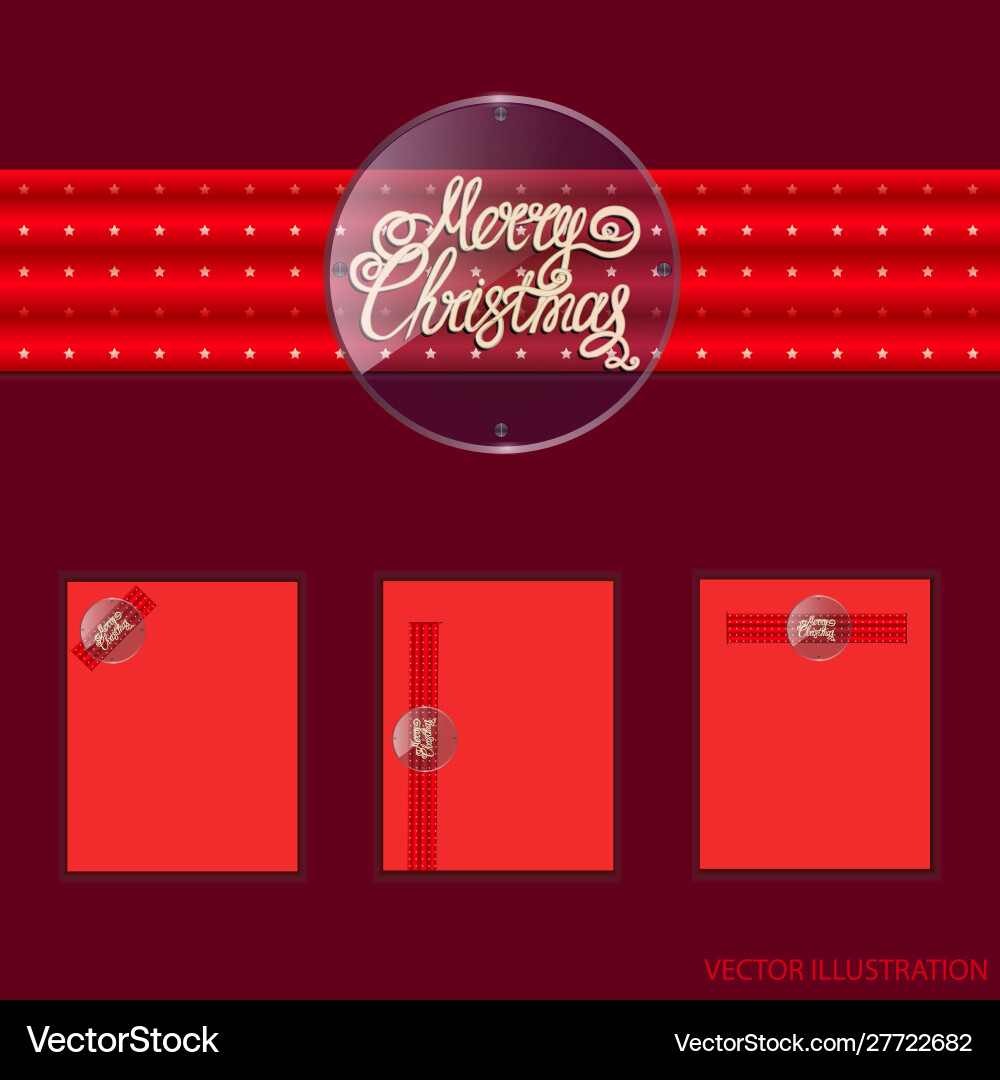 Merry christmas banners design Merry christmas banners design Vector Image