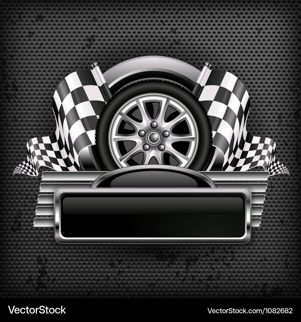 Racing Checkered Flag Background Royalty Free Vector Image
