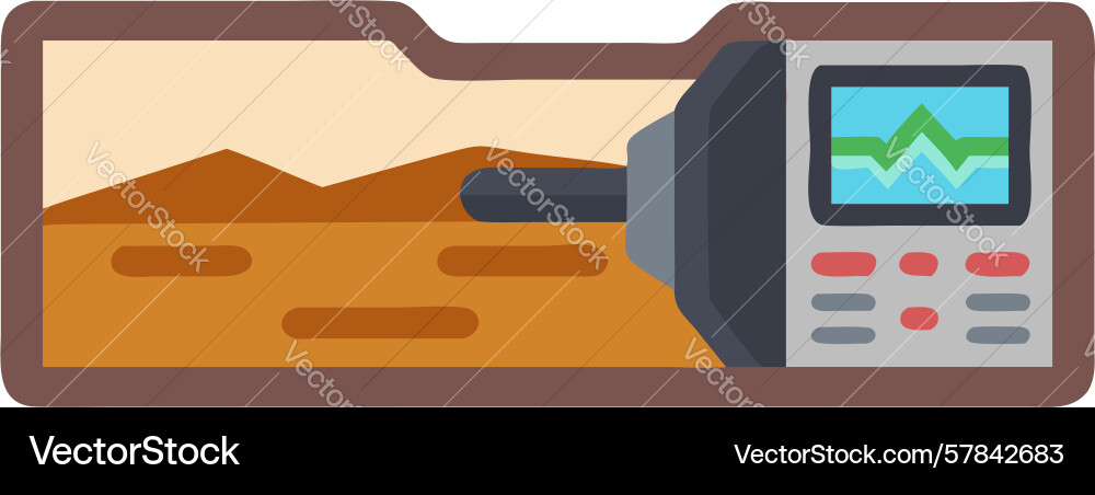 Document scanner device digital archiving vector image