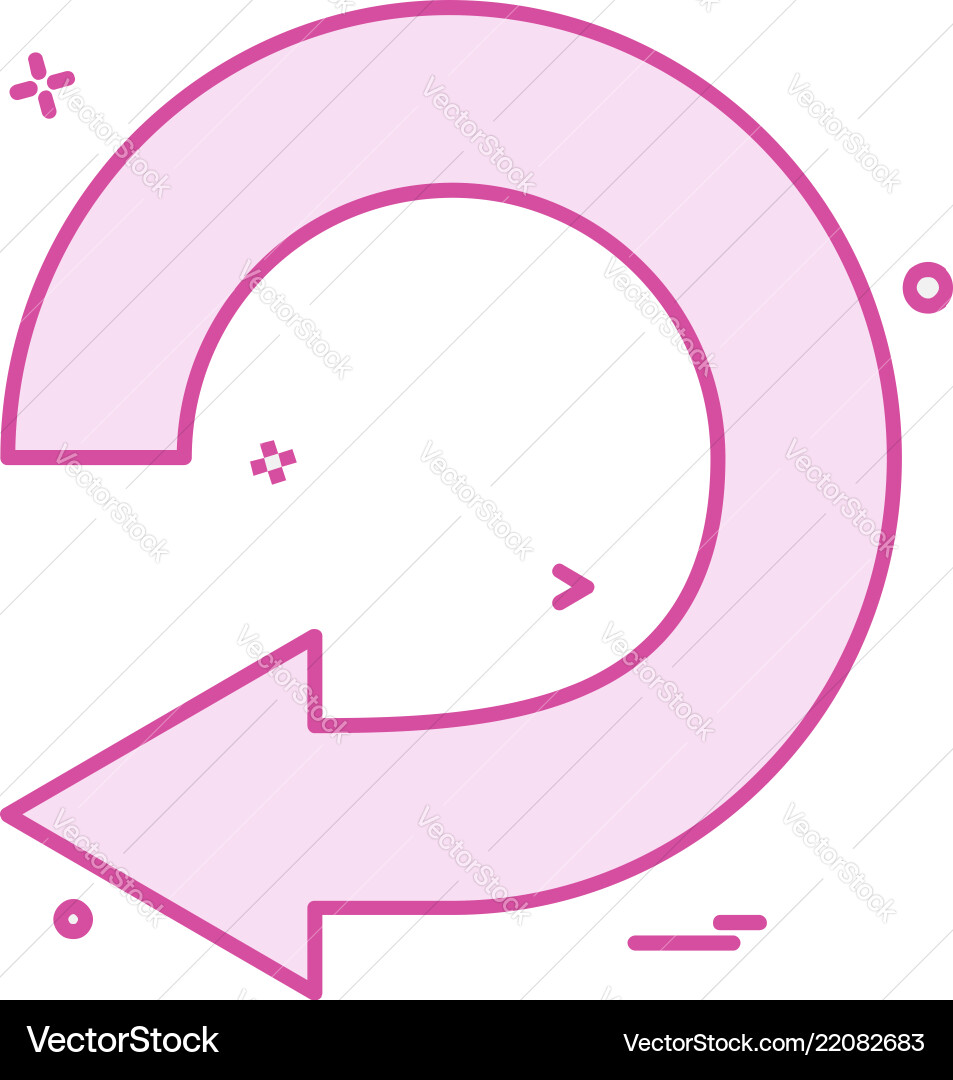 Refresh icon design Refresh icon design vector image