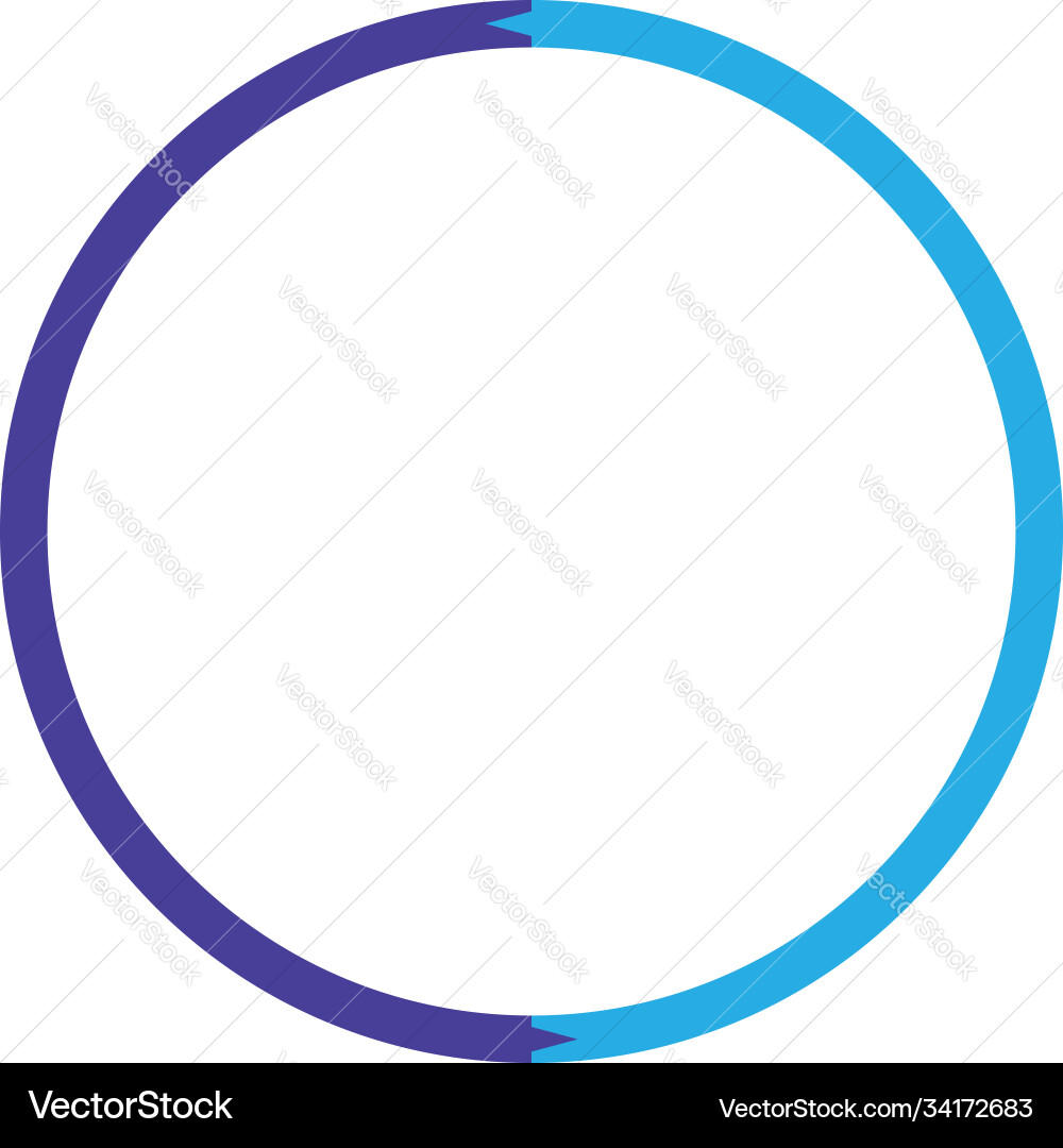 Segmented Circles - Pie Chart Breakdown Vector Image