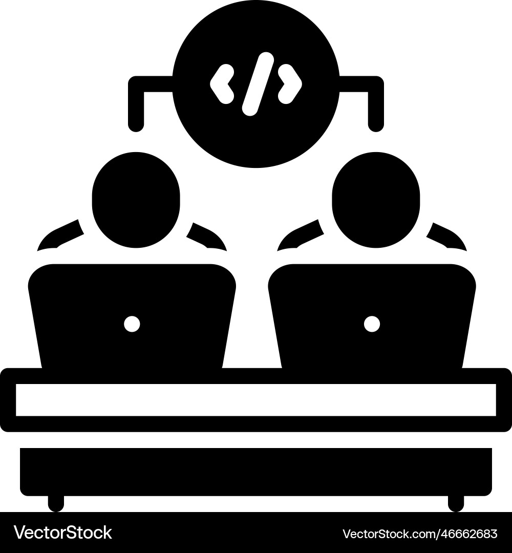 Software Developers Icon vector image
