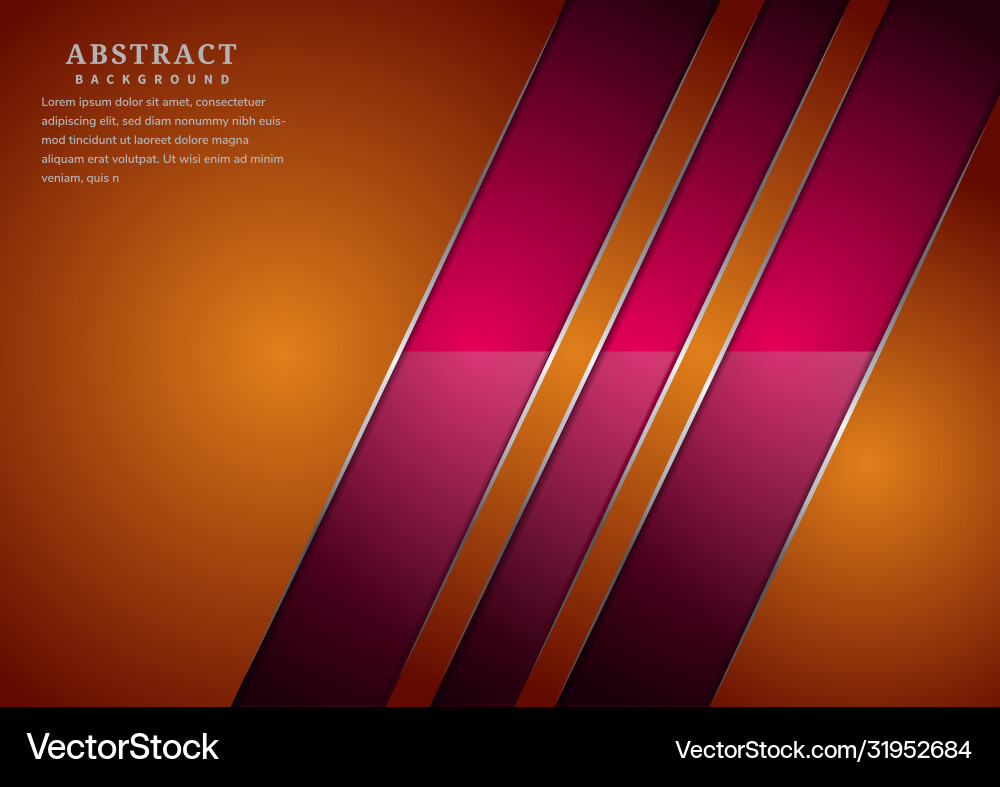 Abstract pink diagonal overlapping layers glossy Abstract pink diagonal overlapping layers glossy vector image