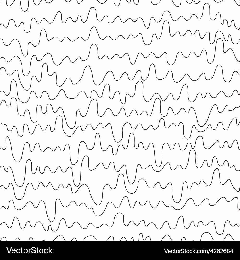 Curved Line Pattern vector image