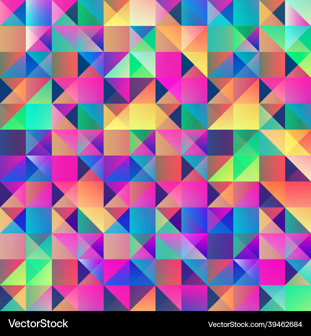 Geometric Triangle Pattern vector image