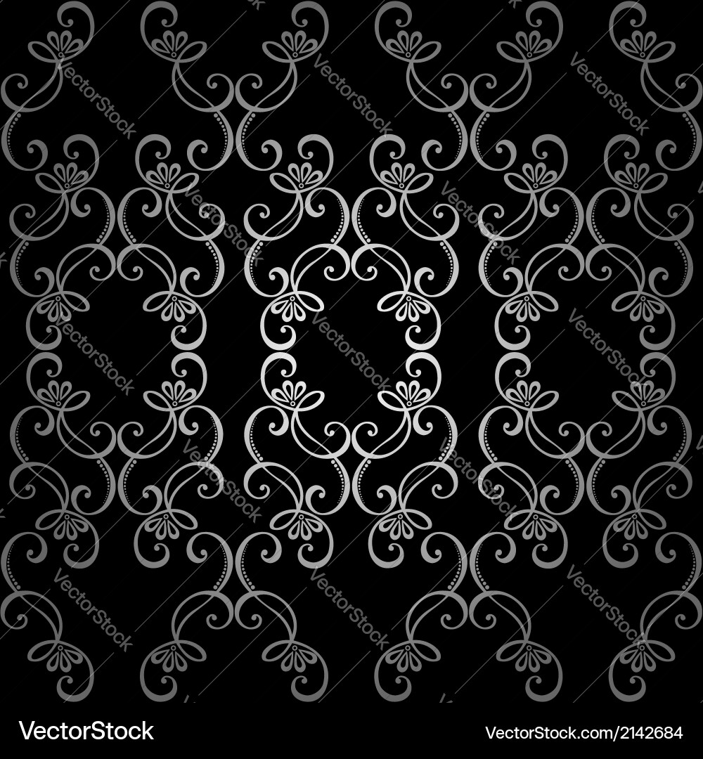 Ornate Scroll Pattern vector image