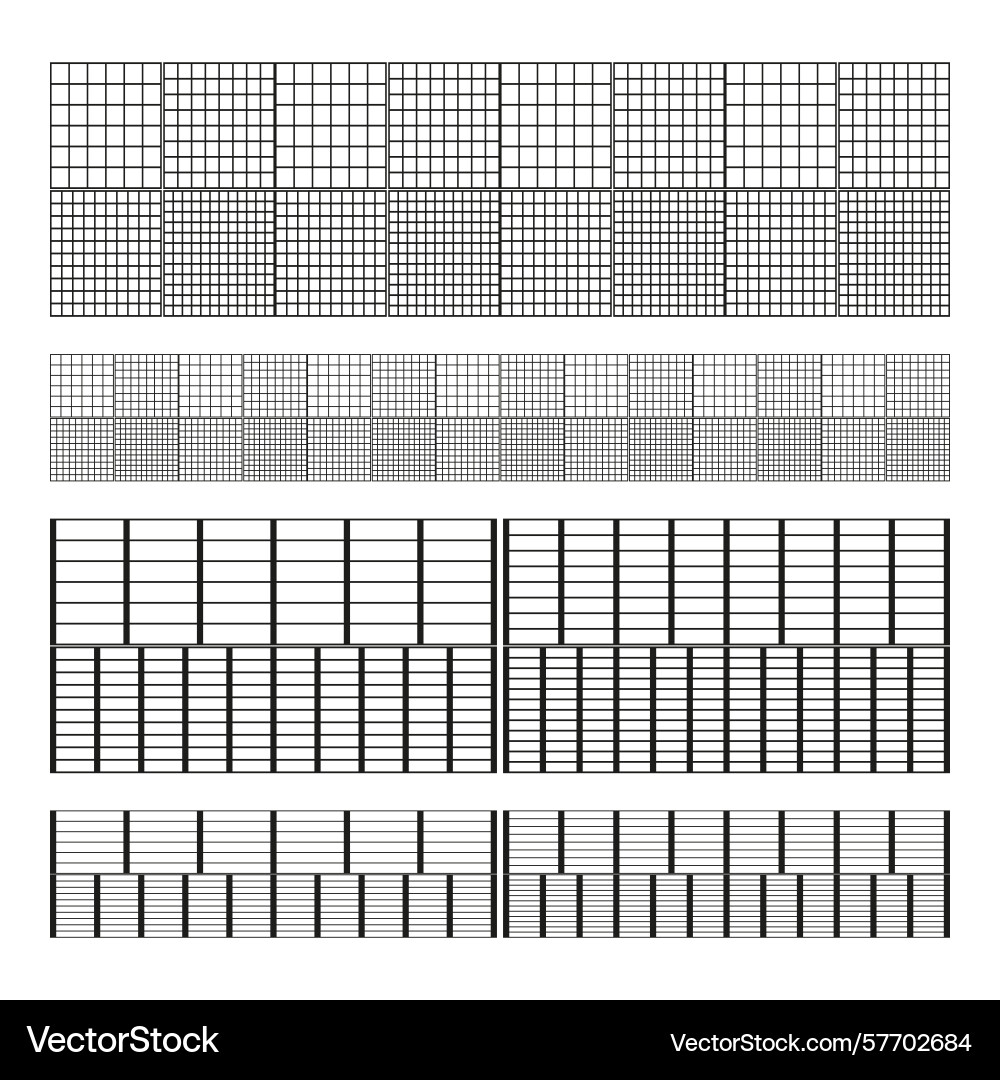Rectangular lattice compilation variable vector image