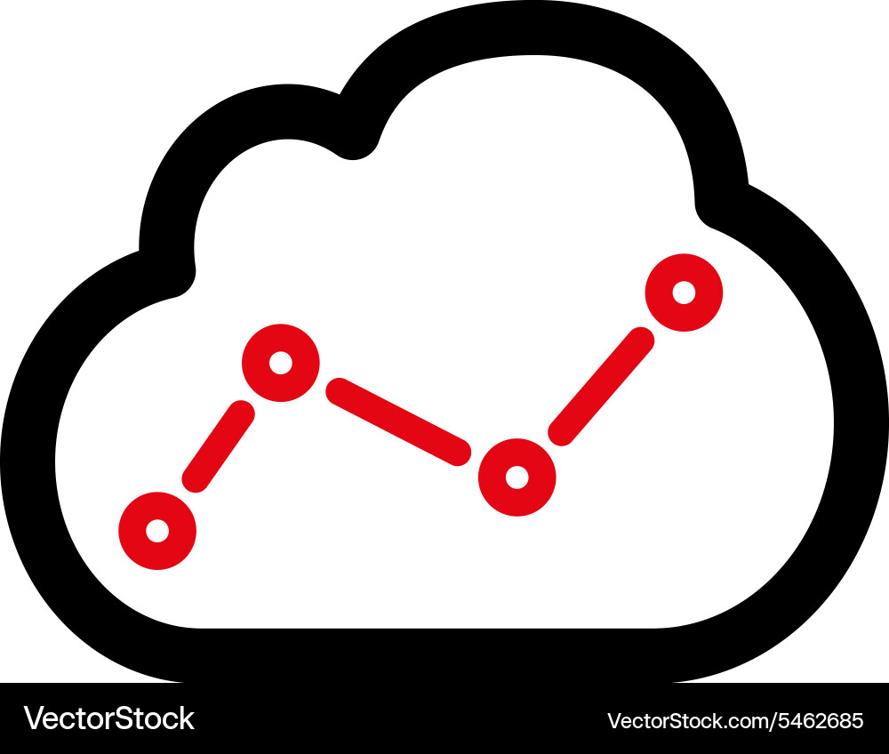 Analytics icon from business bicolor set Vector Image