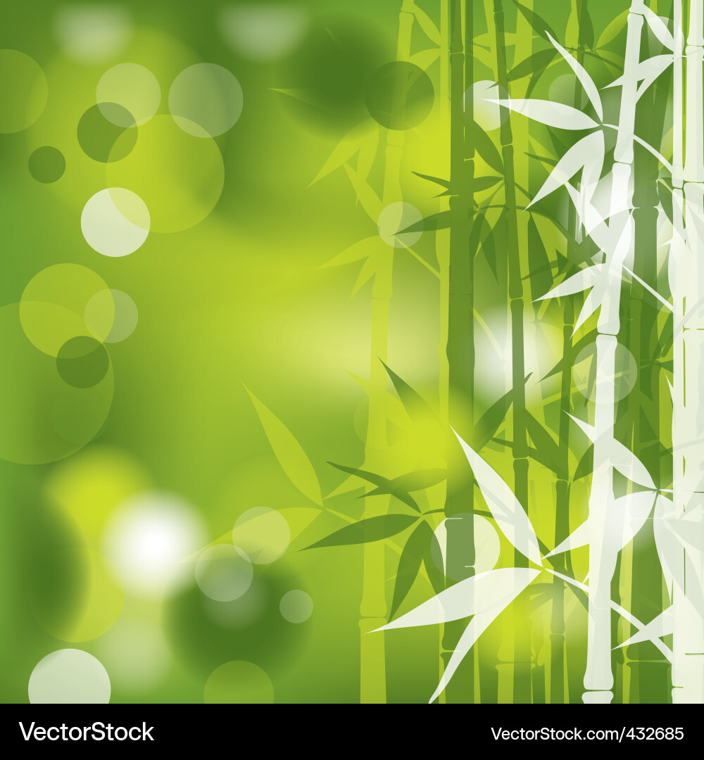 Bamboo Pattern Abstract vector image
