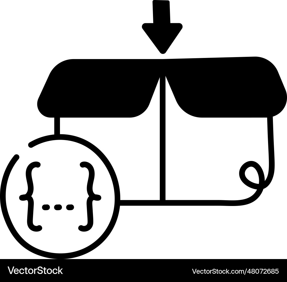 Programming box Vector Image