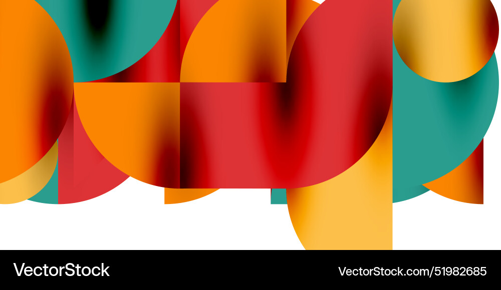 Shadow effect shiny circles and round triangles Shadow effect shiny circles and round triangles Vector Image