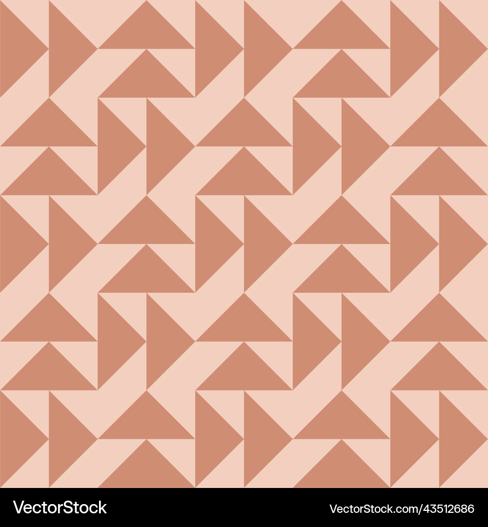 Abstract geometric triangle seamless pattern Vector Image
