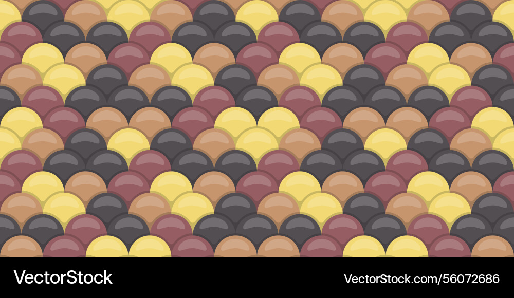 Abstract seamless pattern with overlapping vector image