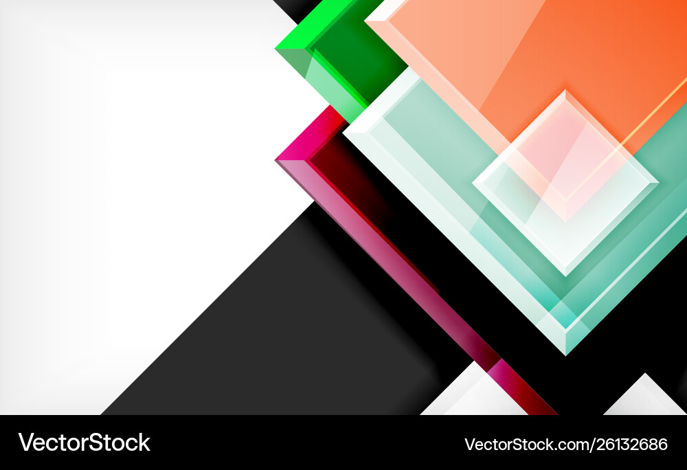 Colorful square and rectangle blocks background Colorful square and rectangle blocks background vector image