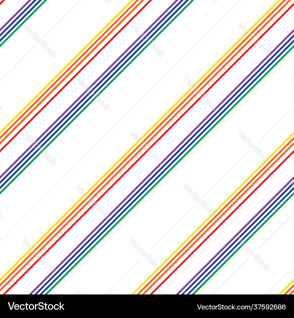 Rainbow stripe seamless pattern background Rainbow stripe seamless pattern background vector image