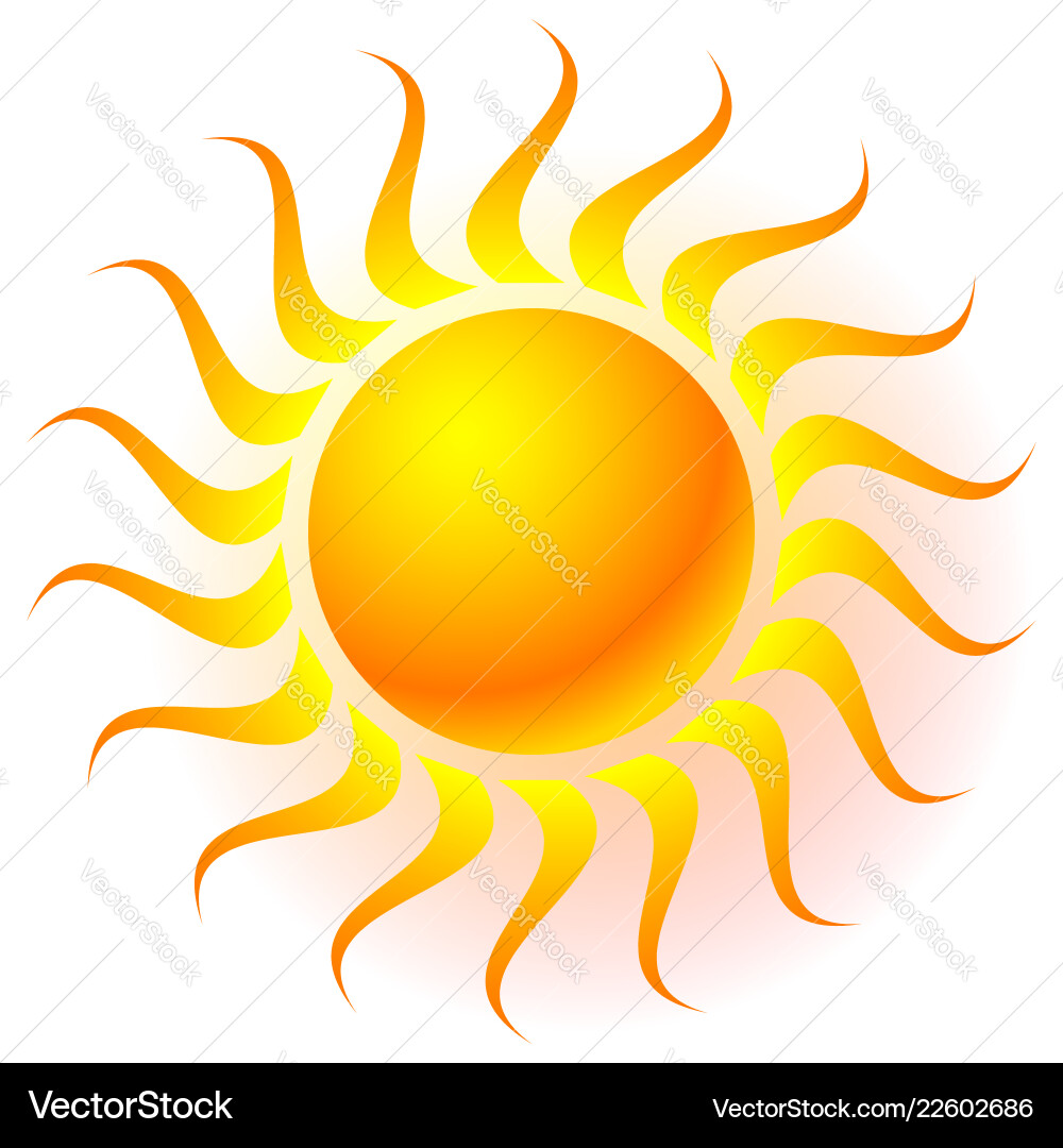 Sun clip-art mit transparentem Glüheffekt Sun clip-art mit transparentem Glüheffekt vektorbild