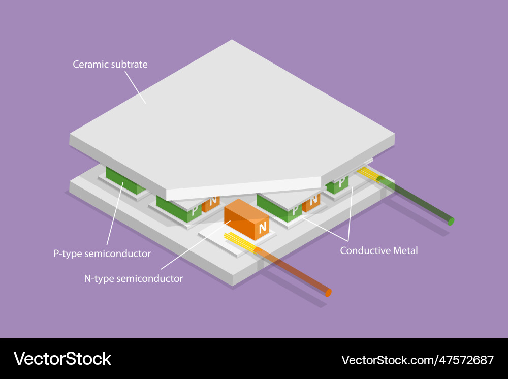 3d isometric flat conceptual Royalty Free Vector Image