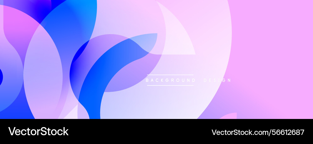 Abstract fluid shapes overlap creating dynamic Abstract fluid shapes overlap creating dynamic vector image