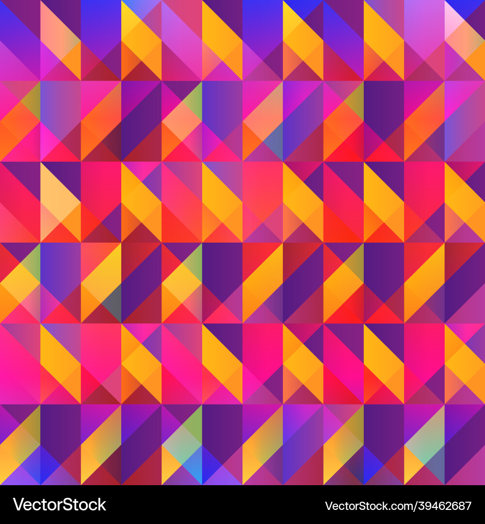 Geometric Triangle Pattern vector image