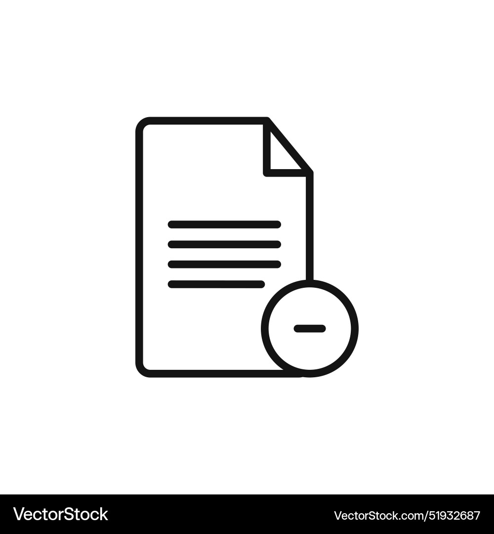 Secure delete document icon for permanent file Secure delete document icon for permanent file Vector Image
