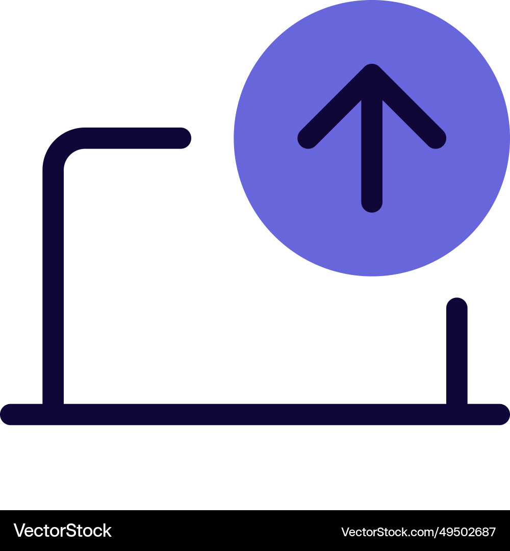 Uploading data from a laptop to another device vector image