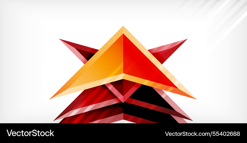 Arrows with 3d effect abstract background Arrows with 3d effect abstract background vector image