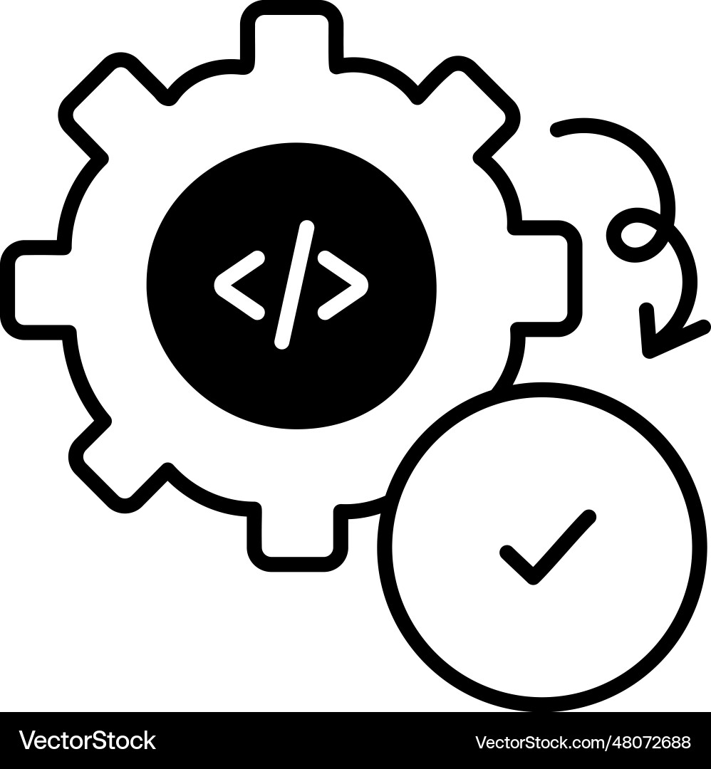 Check code Vector Image