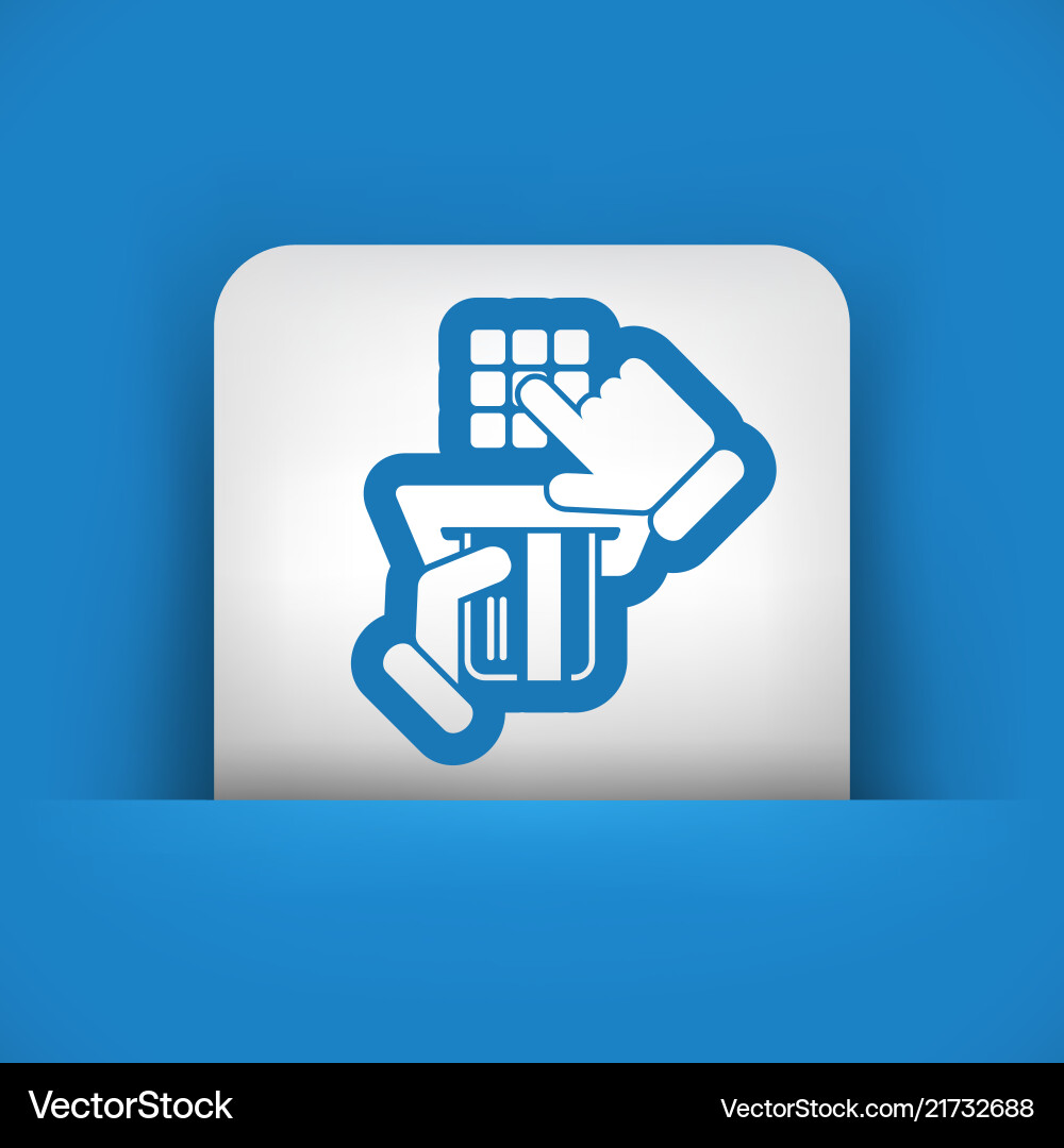 Enter secret code vector image