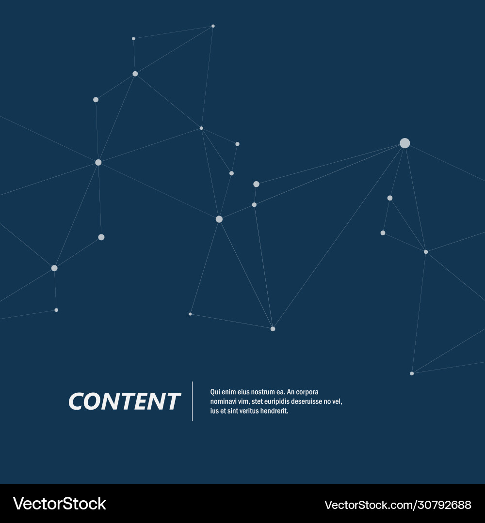 Geometric abstract structure with connected line Geometric abstract structure with connected line vector image