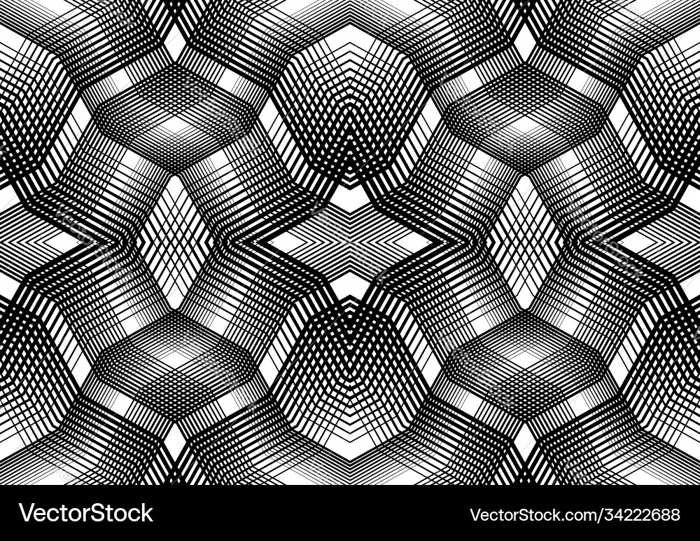 Repeatable and tileable grid mesh zig-zag Repeatable and tileable grid mesh zig-zag vector image