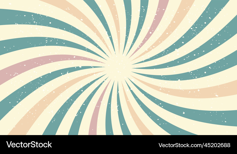 Retro Sunburst Background Vector Image