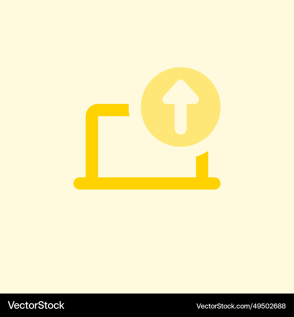 Uploading data from a laptop to another device vector image