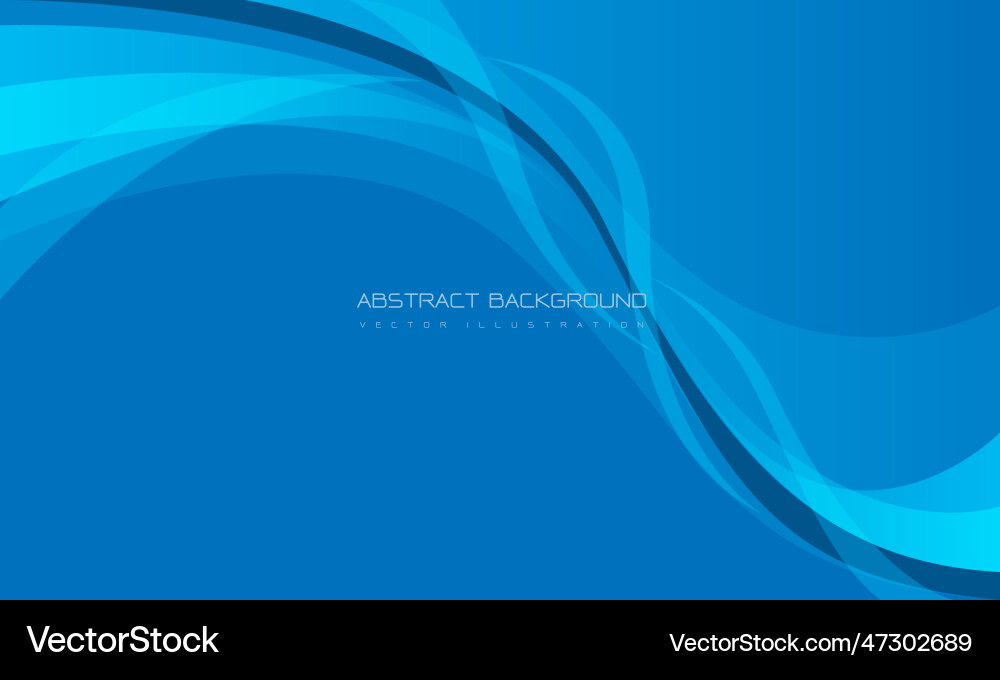 Abstract blue wave curve motion dynamic Abstract blue wave curve motion dynamic vector image