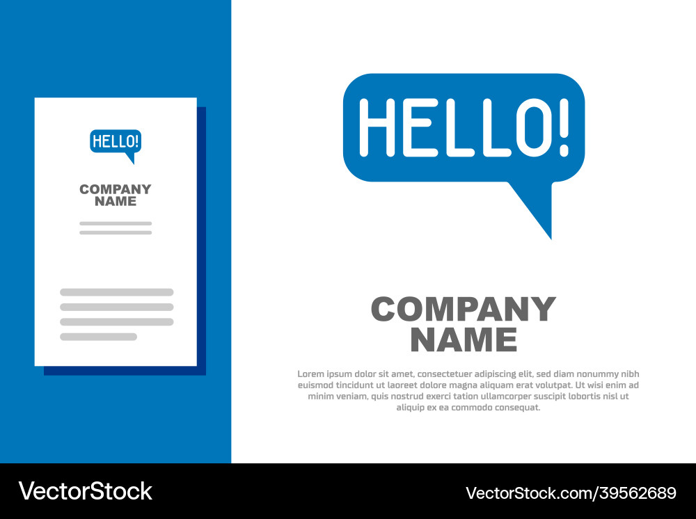 Blue hello in different languages icon isolated Blue hello in different languages icon isolated vector image