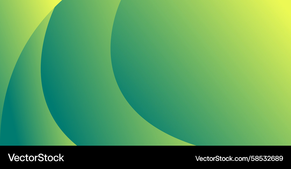 Dynamic Green Gradient Background Vector Image