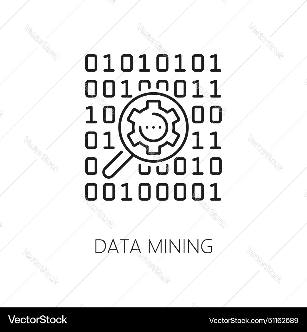 Machine Learning ai Data Mining algorithm icon Machine Learning ai Data Mining algorithm icon vektorbild