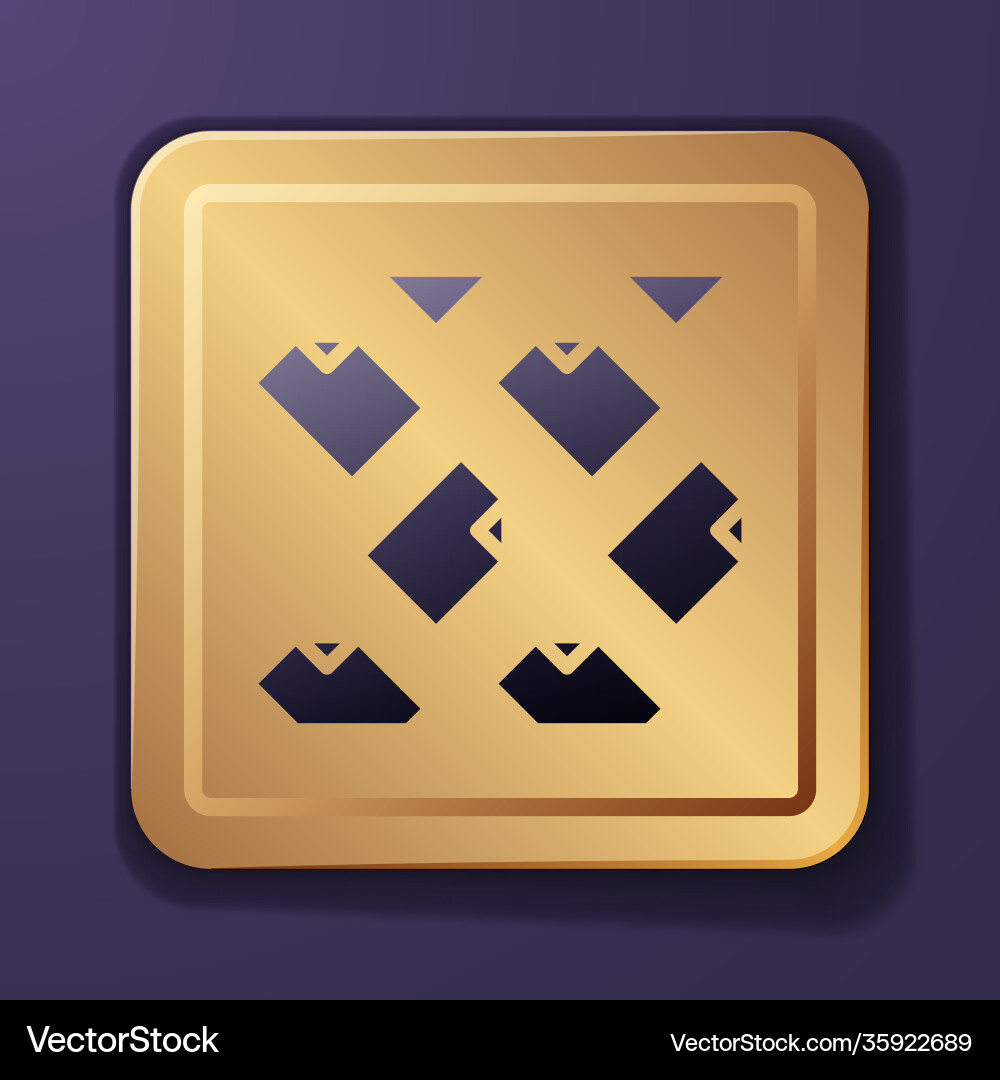 Purple data stream icon isolated on Purple data stream icon isolated on vector image