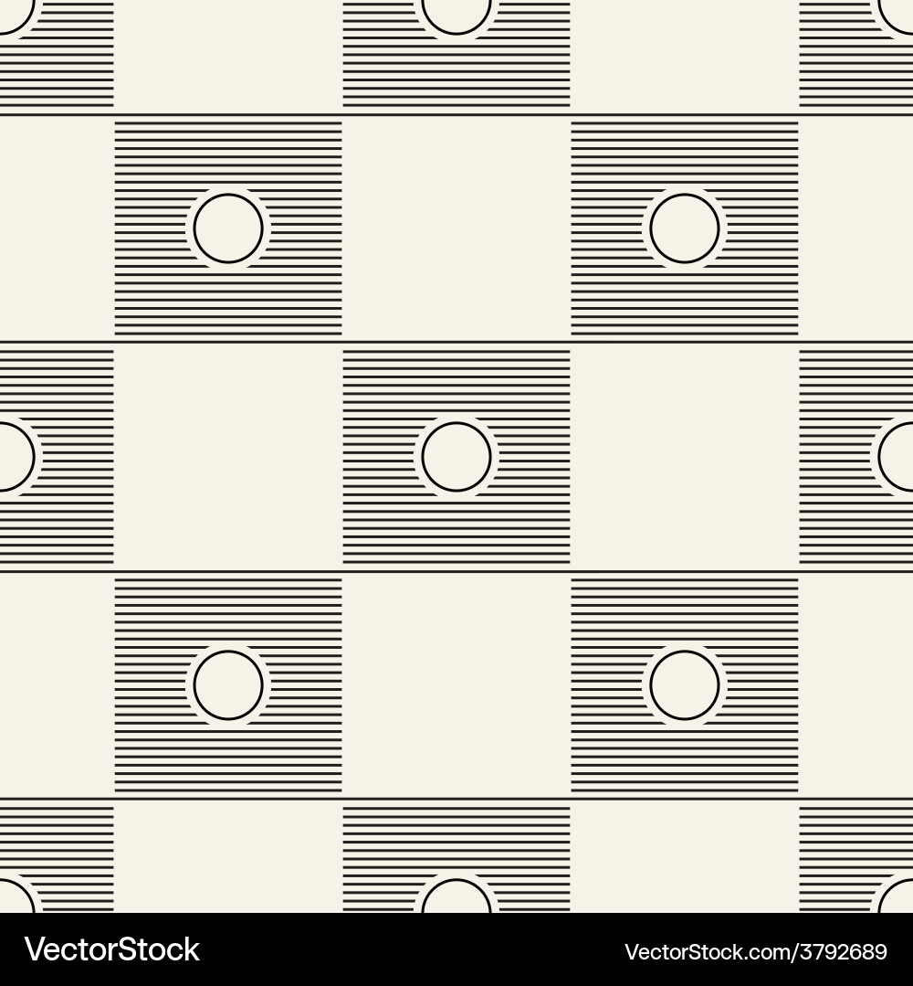 Seamless square pattern tile background geometric vector image