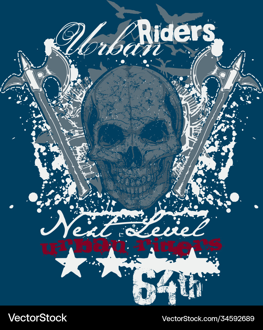 Urban riders Royalty Free Vector Image - VectorStock