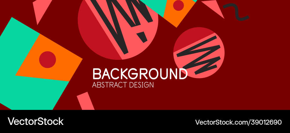Abstract background blocks lines triangles Abstract background blocks lines triangles vector image