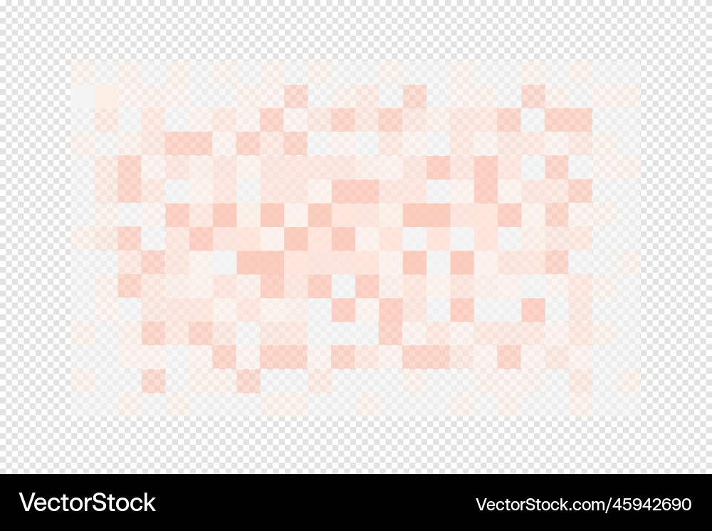 Censorblur effect pixel texture on transparent Censorblur effect pixel texture on transparent vector image