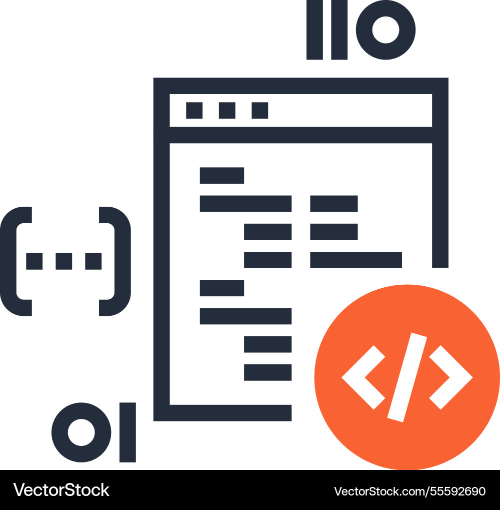 Coding Coding vector image
