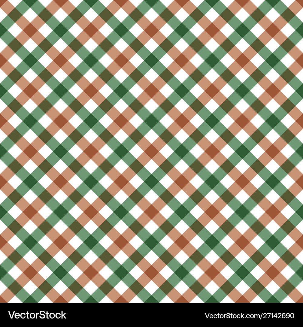 Diagonal checkered plaid seamless pattern Diagonal checkered plaid seamless pattern vector image